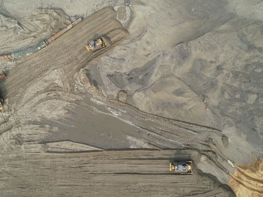 An aerial view of machineries reclamation the CWIT premises.