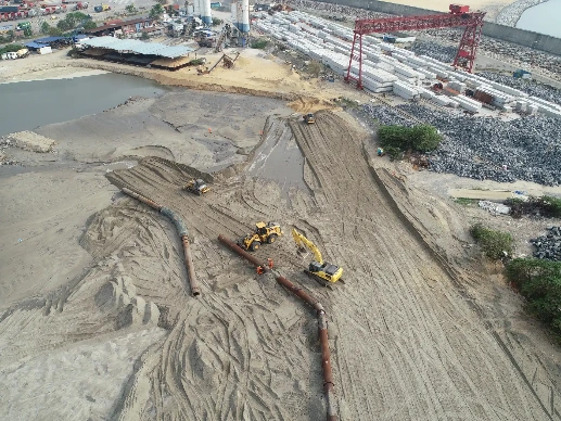 Reclamation processes near the CWIT yard.